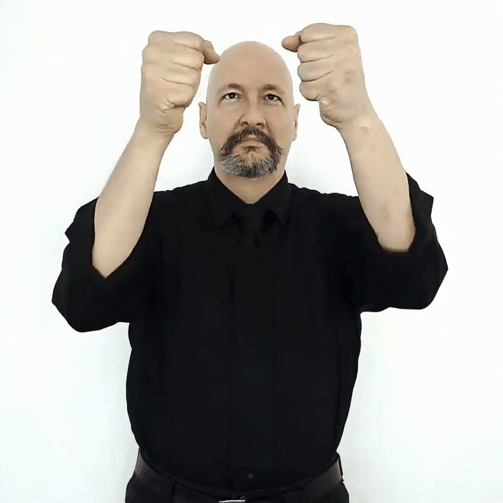 the ASL sign for CABINET