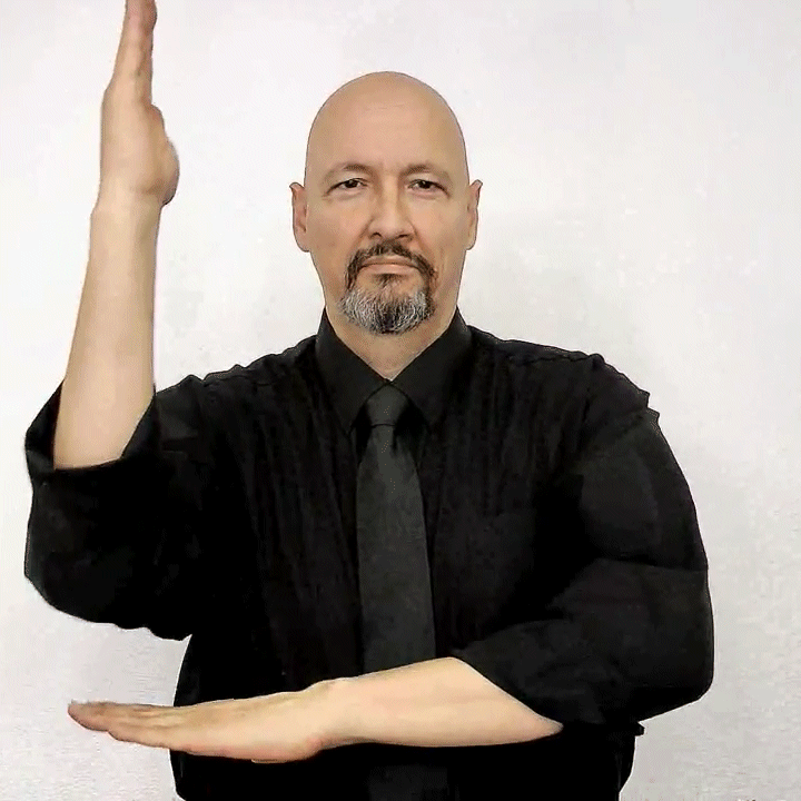 "noon" American Sign Language (ASL)