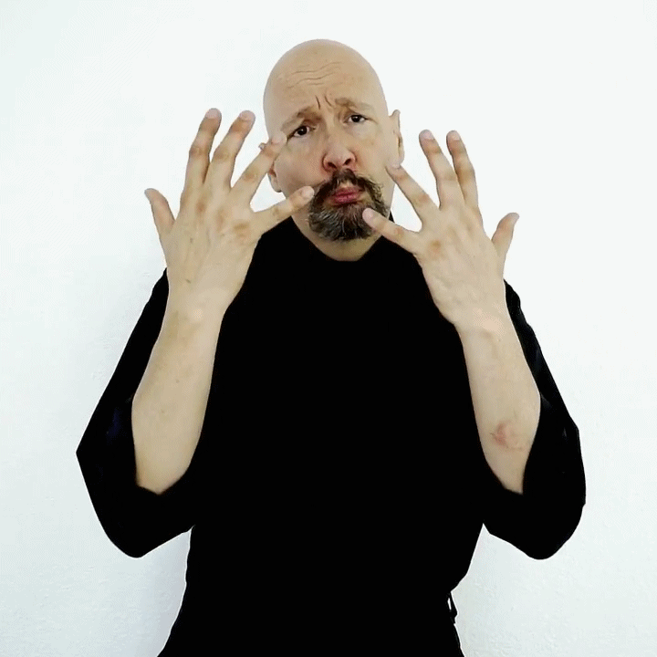 Sad ASL Gesture