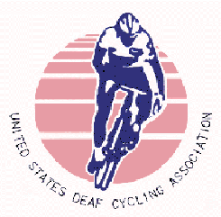official logo of the United States Deaf Cycling Association