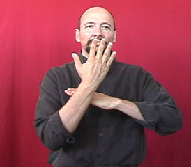 "beach" American Sign Language (ASL)