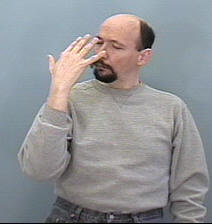 “sleepy” ASL American Sign Language
